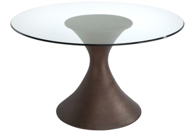 Round Glass Dining Table